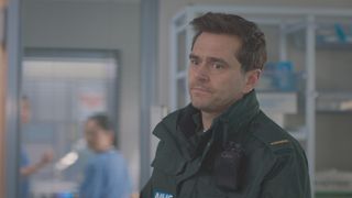 Iain Dean leaves Faith reeling in Casualty episode Deliverance. 