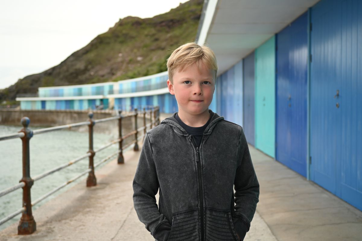 Profile photo of a boy taken on the Nikon Z fc camera