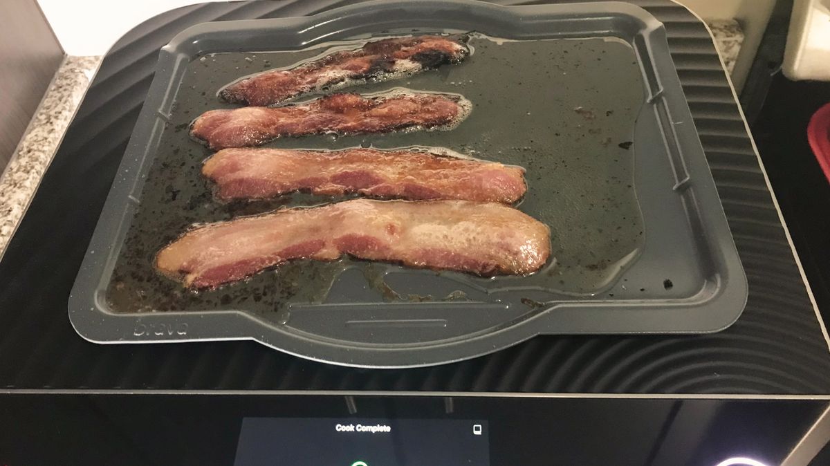 Brava Glass Oven being tested in writer's home