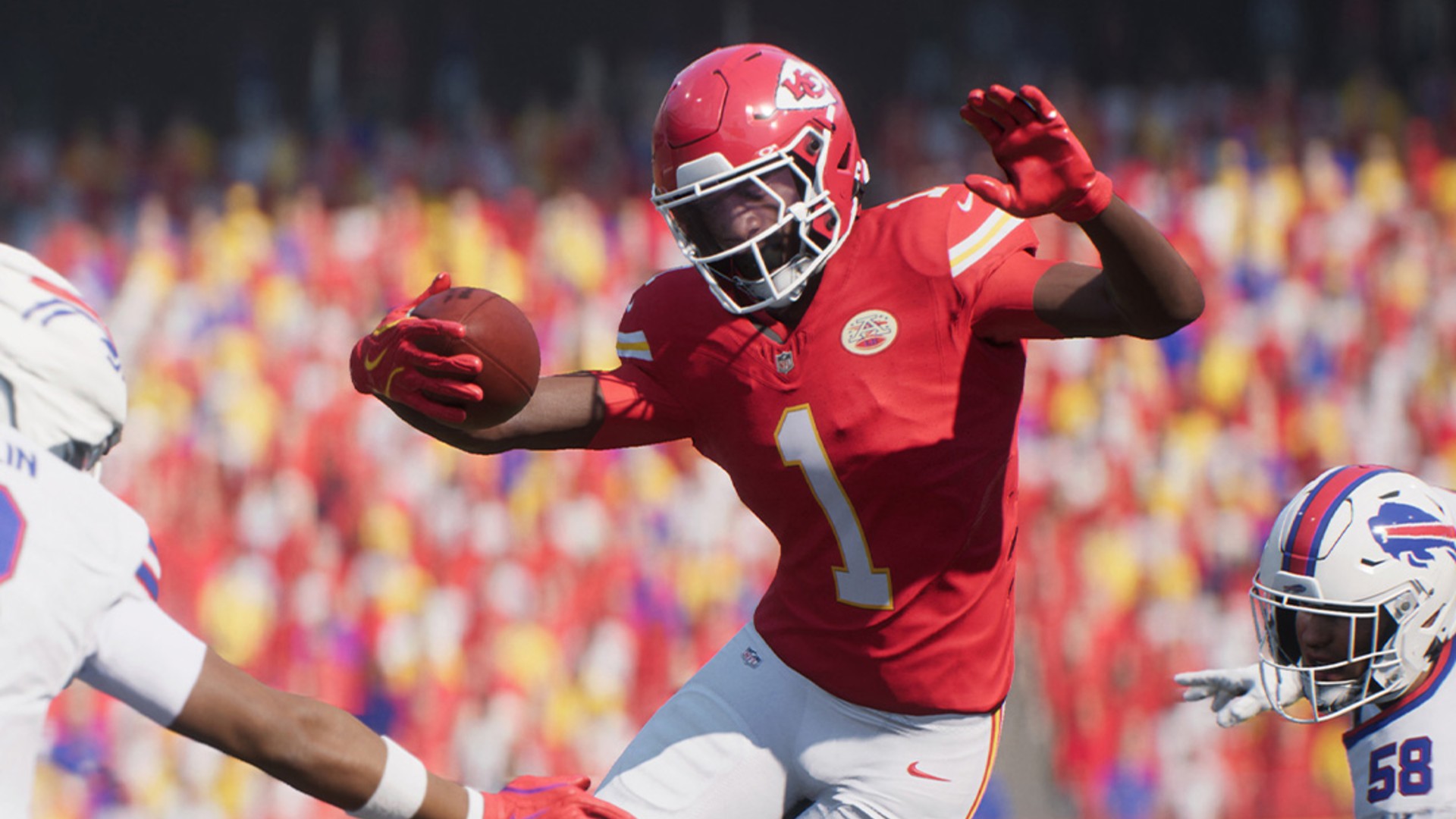 Xavier Worthy shows off his Madden 26 ball skills