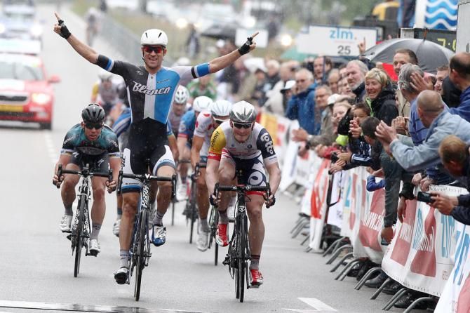 It was a good day for Theo Bos (Blanco) as he outsprinted the likes of Andre Greipel, Mark Cavendish and Marcel Kittel for the win