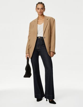 M&S Collection, Relaxed Single Breasted Blazer
