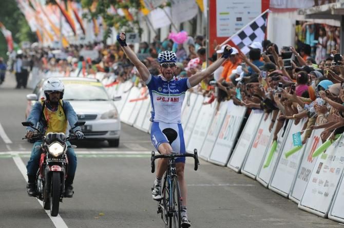 Johan Coenen (Differdange-Losch) wins Stage 3 and moves into the overall lead at Tour de Singkarak