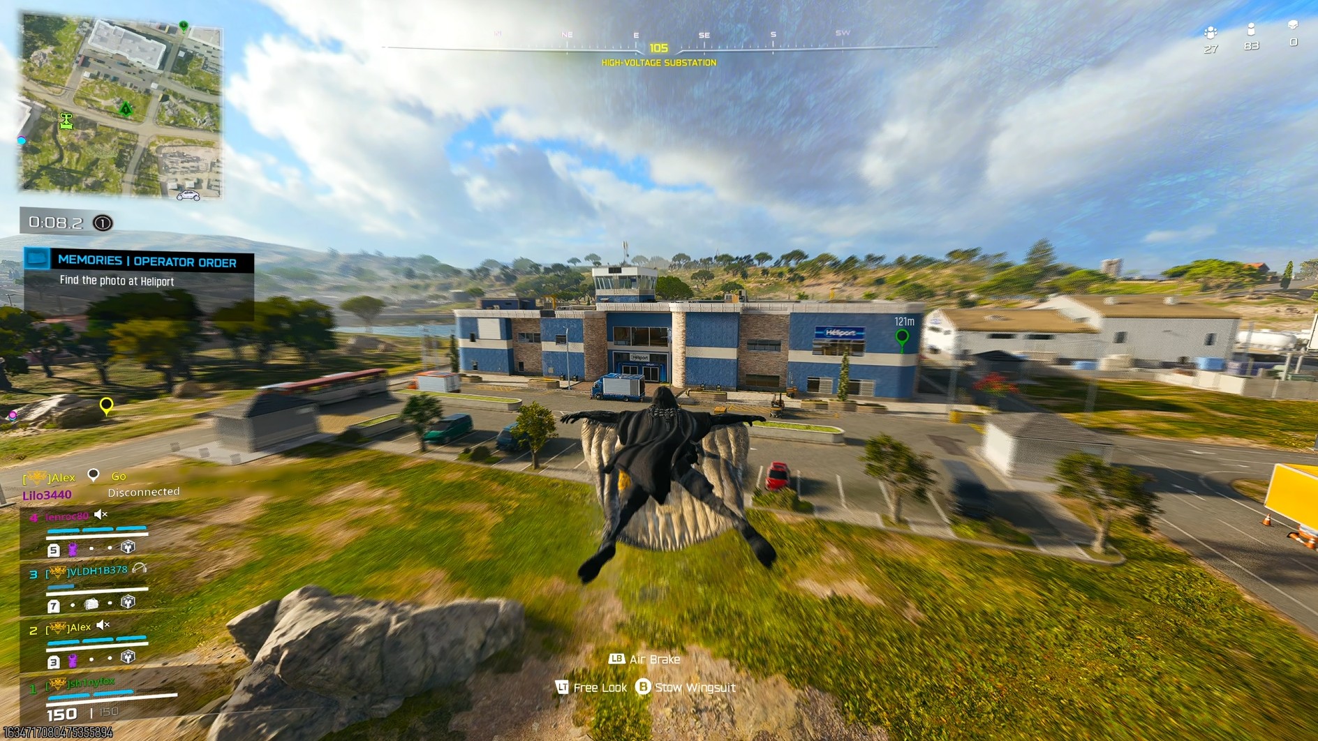 Completing the steps for the Memories Operator Order in Call of Duty: Warzone Black Ops Royale