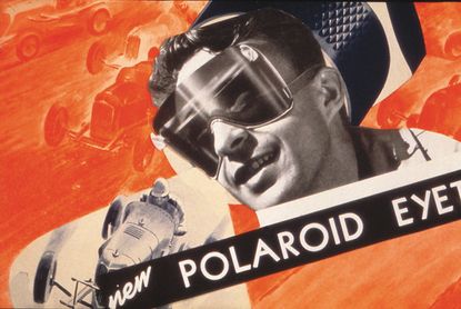 An advertisement from the 1940s for Polaroid Eyewear, which turns 75 this year