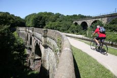 Marple canal in Marple, Greater Manchester, ranked the best place to live in England and Wales