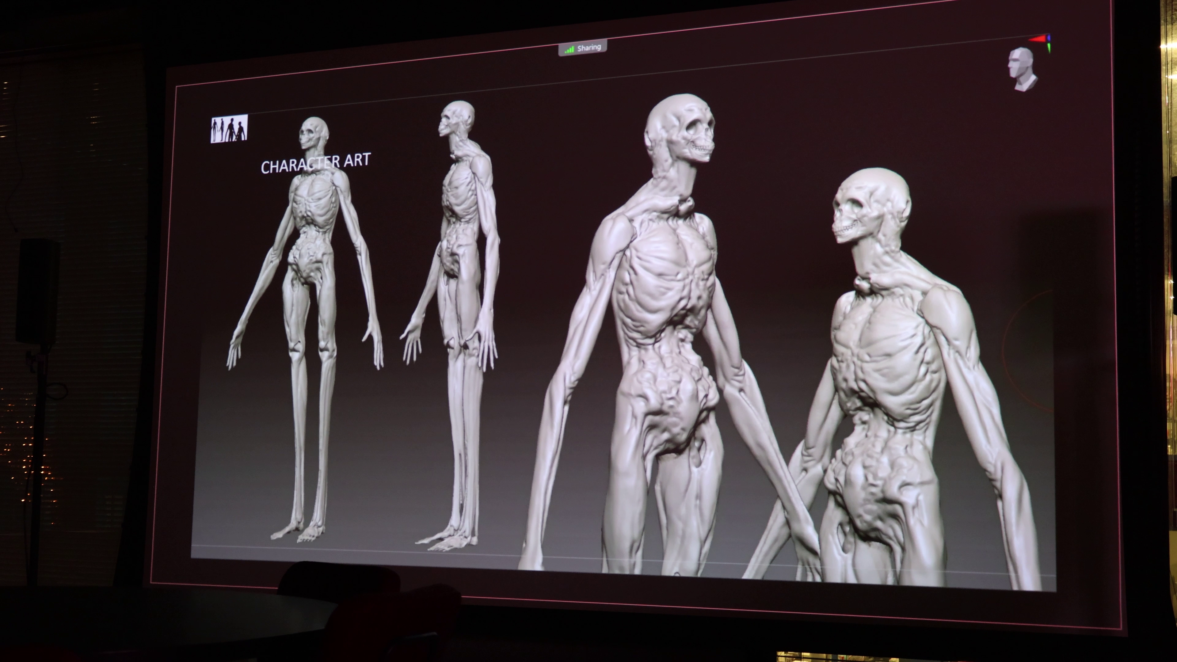 Creepy horror antagonist.