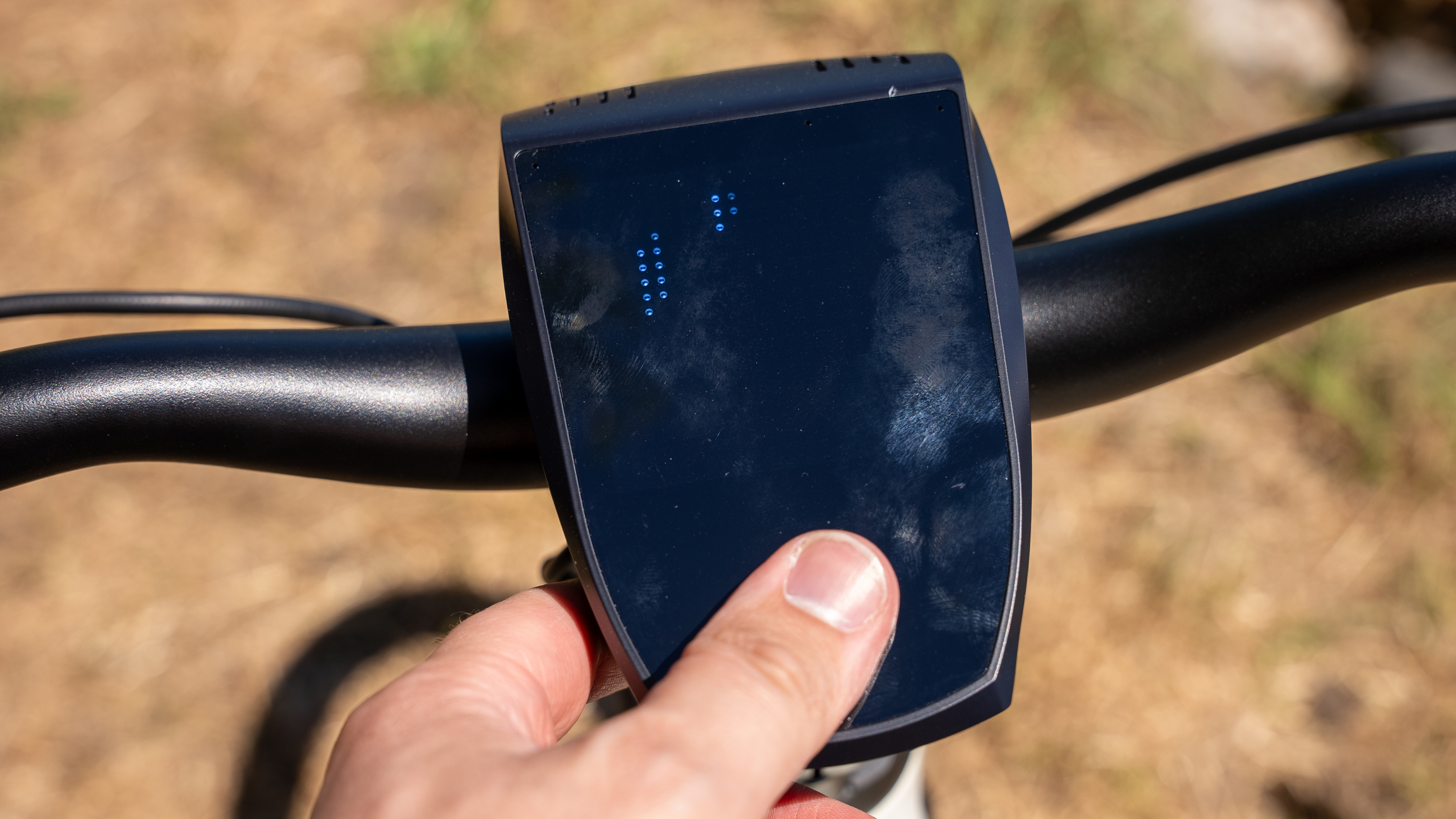 Urtopia Carbon 1 Pro electric bike's matrix display