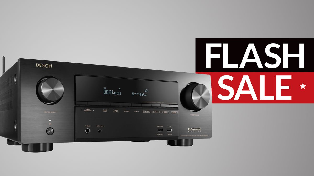 Save 75% on this Denon 4K & Dolby Atmos AV receiver at Best Buy 