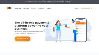 Website screenshot for PayAnywhere