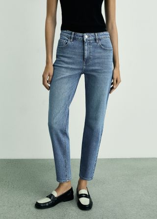 Newmom Comfort High-Rise Jeans - Women | Mango Usa