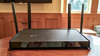 TP-Link Archer BE3600 on a table