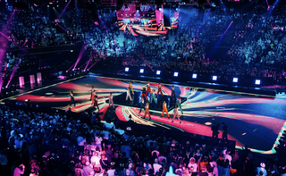 FC Munich’s basketball stadium was turned into a dynamic setting for this year’s special edition of Schlagerboom – a celebration of Germany’s hit pop music – with augmented reality effects and a huge LED stage driven by Green Hippo’s Hippotizer Media Servers.