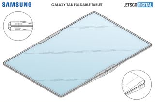 Samsung foldable tablet patent