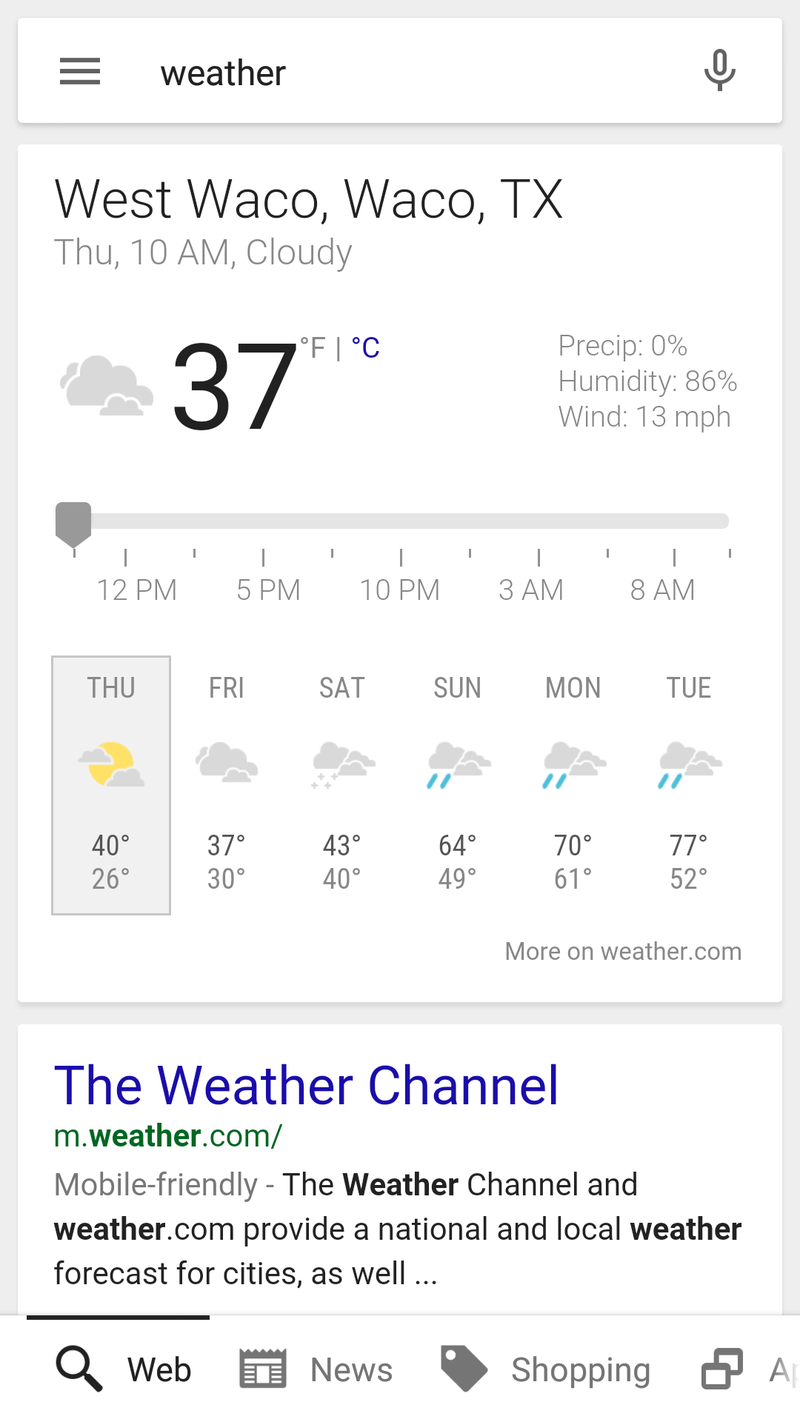 How to get weather information without downloading an app | Android Central