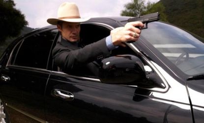 After season two's gripping finale, FX's "Justified" had a high bar to meet in its season three premiere on Tuesday night.