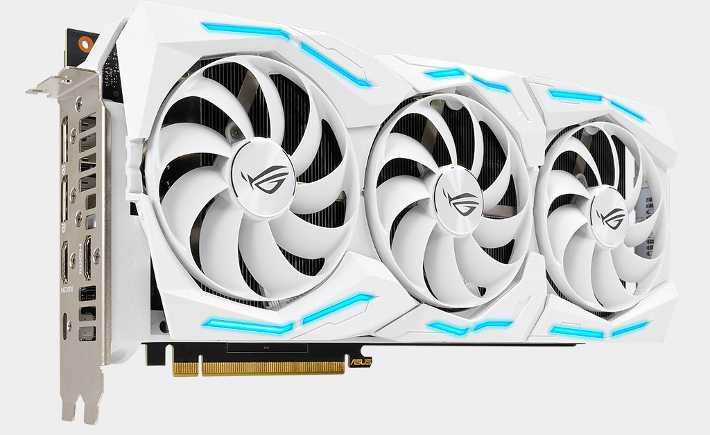This white edition GeForce RTX 2080 Super should come with dust