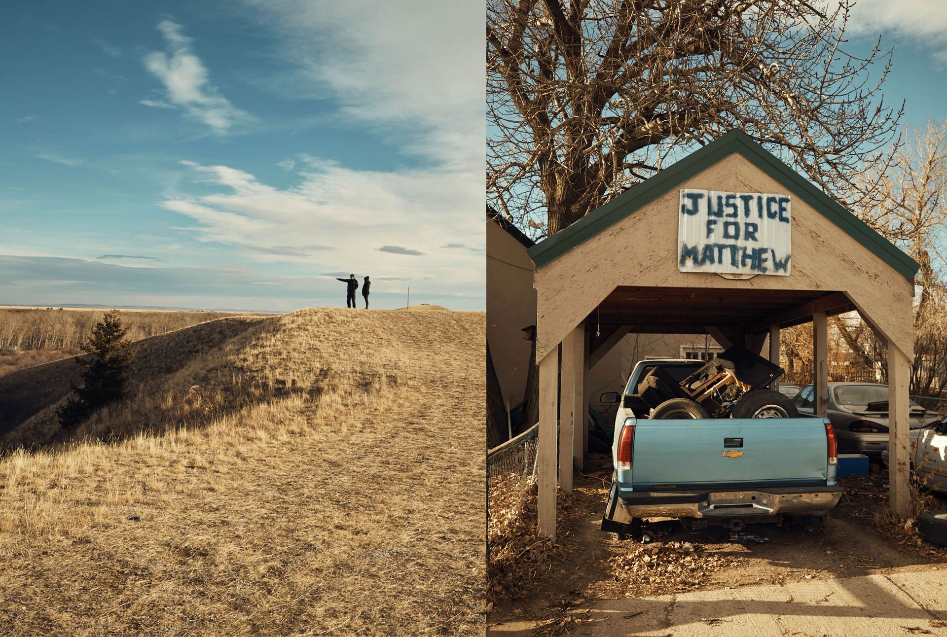 Motor vehicle, Vehicle, Tree, Car, House, Landscape, Road, Rural area, State park, Photography,
