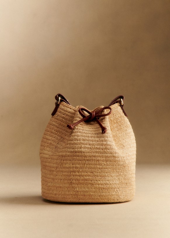 Farrow Bag - Natural Raffia - Raffia - S&amp;eacute;zane