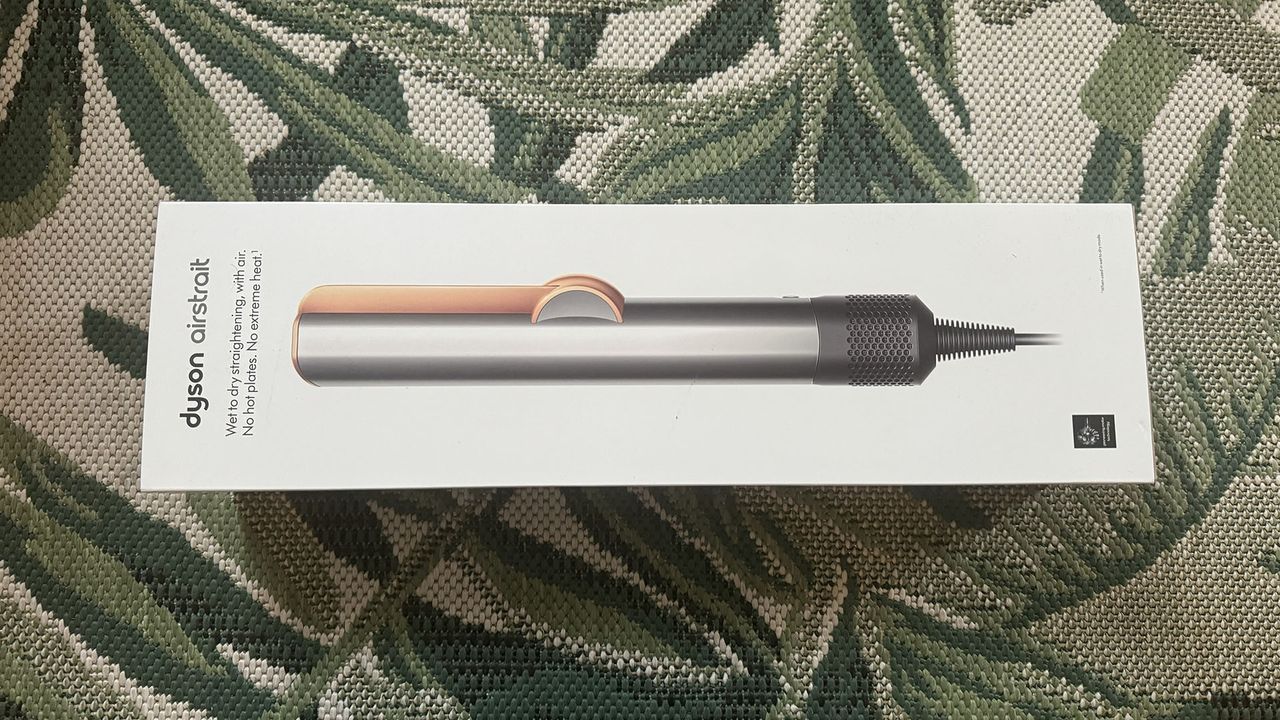 Dyson Airstrait in its box