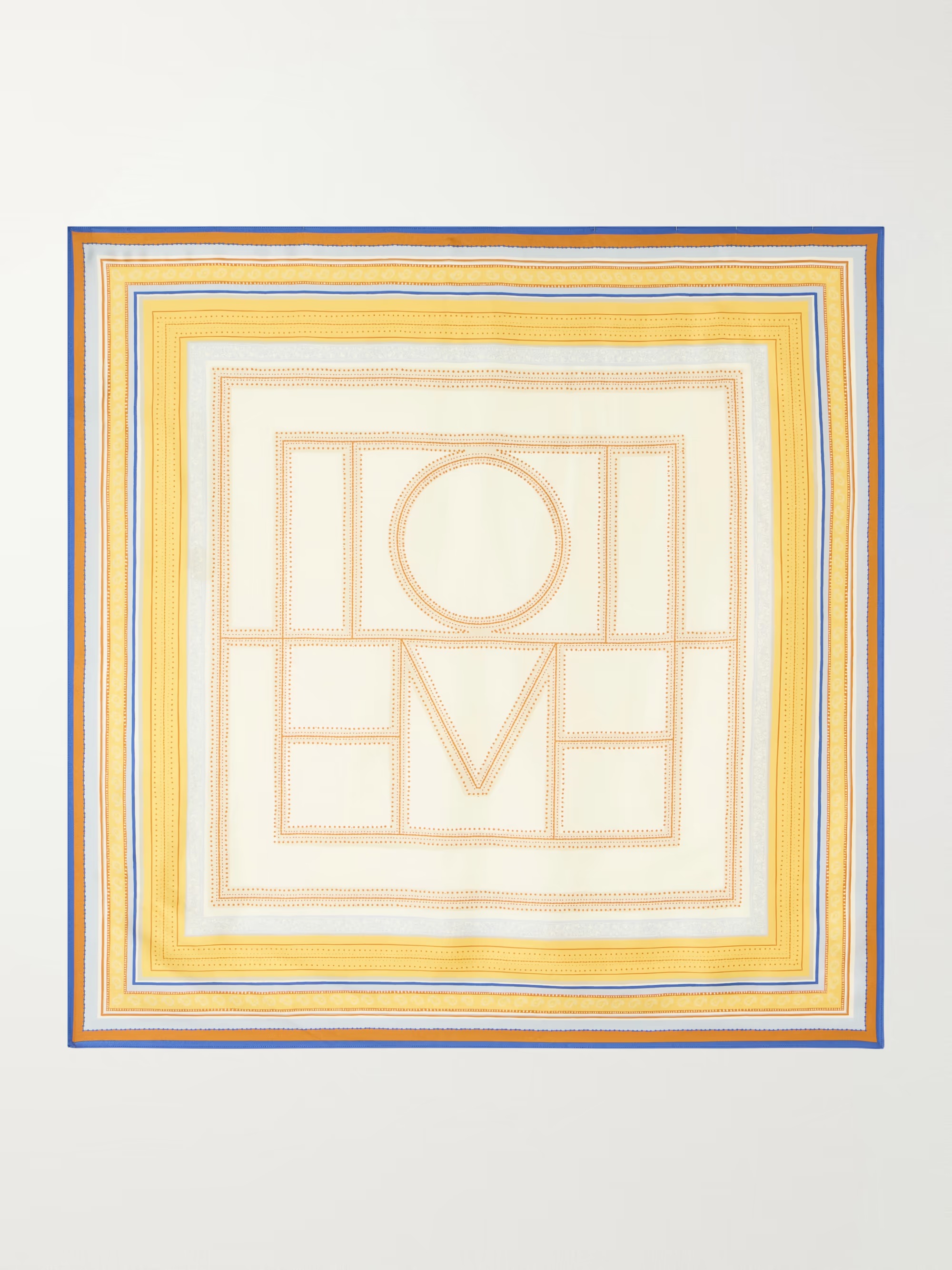 Hankie Printed Silk-Voile Scarf