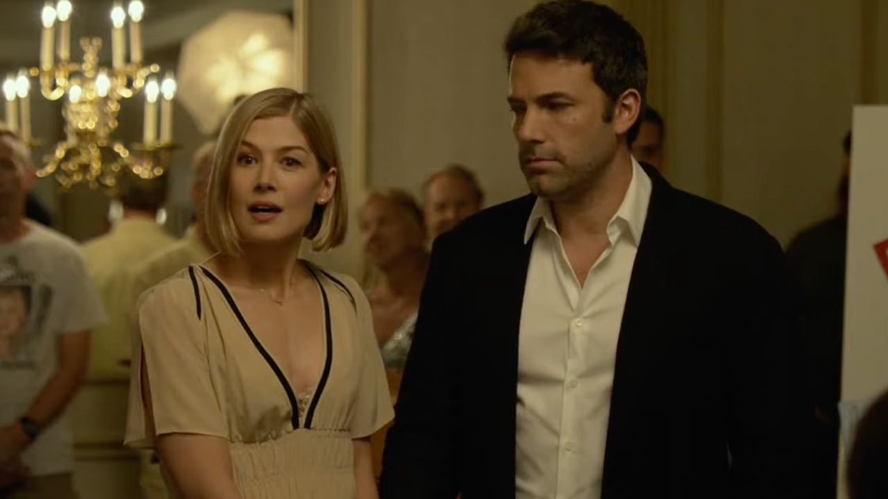 Rosamund Pike and Ben Affleck in Gone Girl