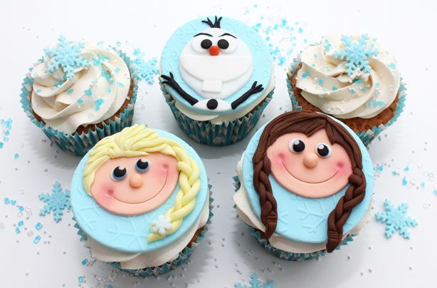 Frozen cupcakes