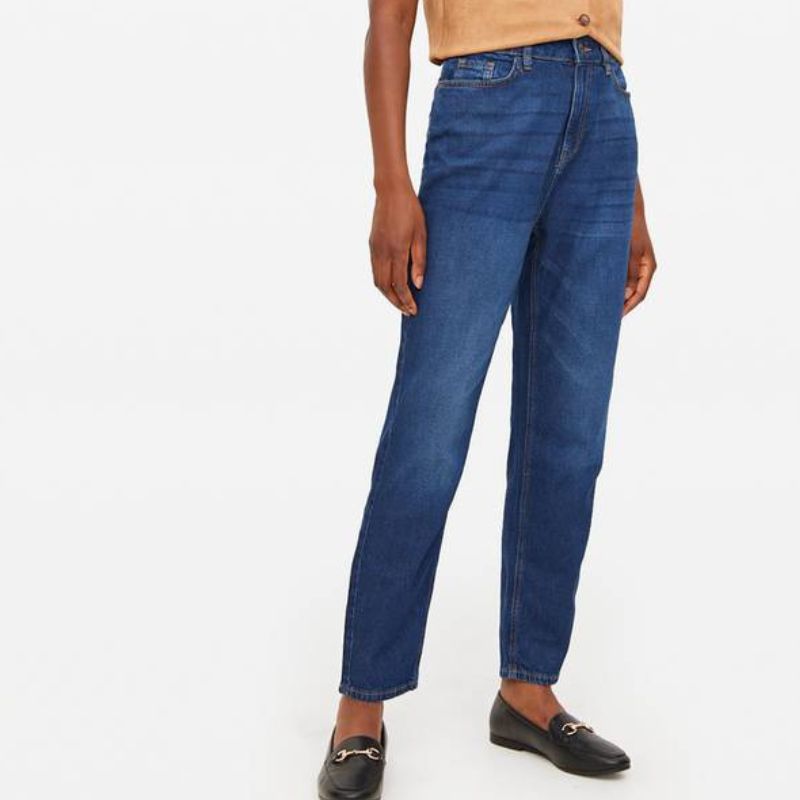 TU Clothing , Dark Rinse Denim Mom Jeans