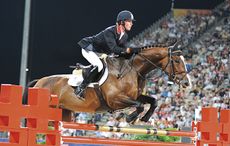 Ben Maher and Rolette at the Hong Kong Olympics in 2008
