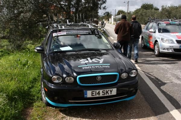 Team Sky car