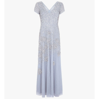 Adrianna Papell Beaded Maxi Gown: