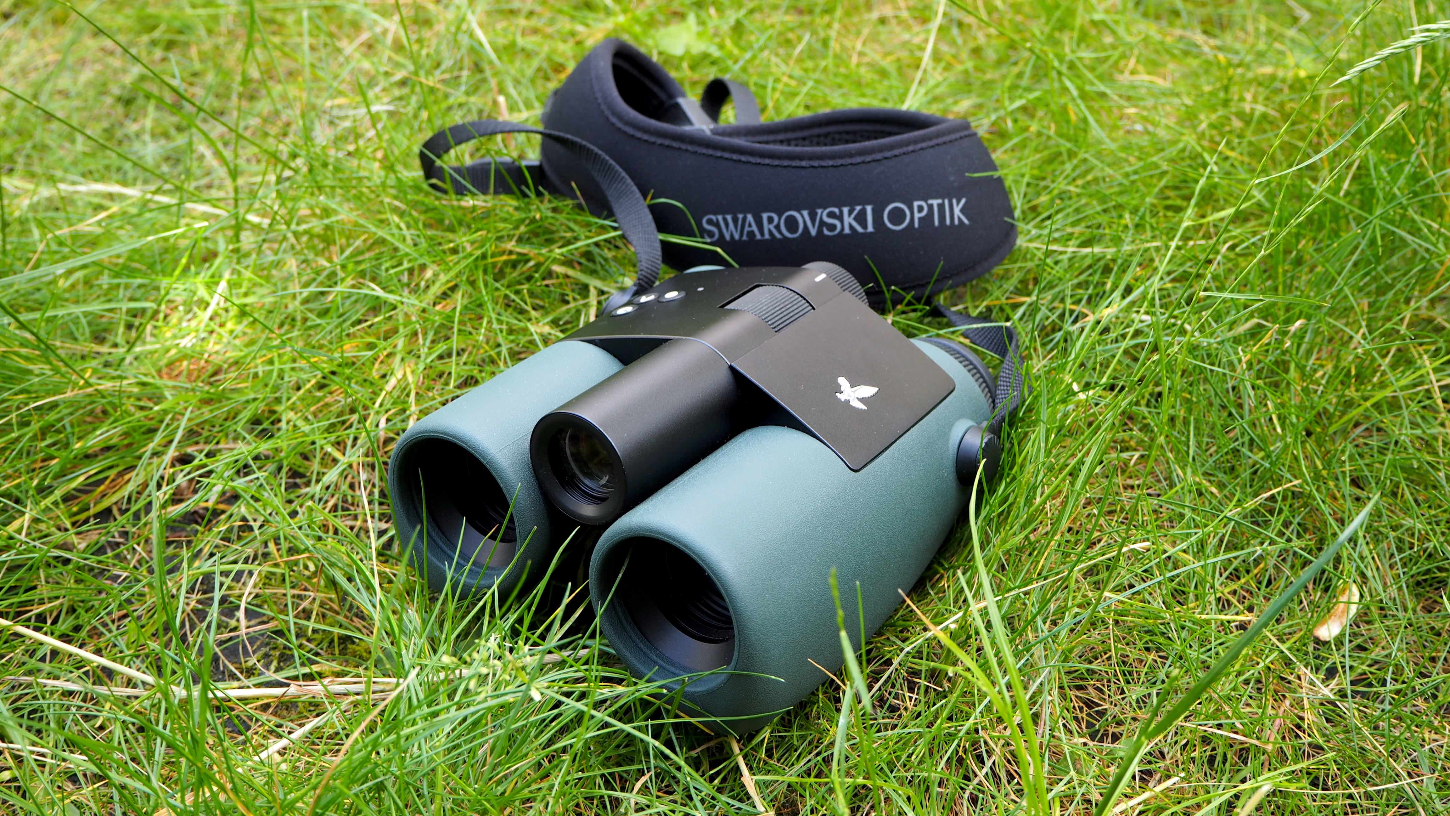 Swarovski AX Visio 10x32 binoculars on grass