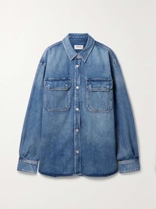 + Net Sustain Camryn Oversized Organic Denim Shirt