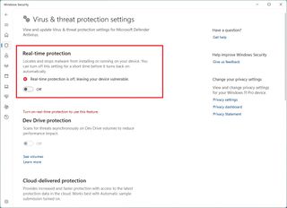 Disable Microsoft Defender Antivirus