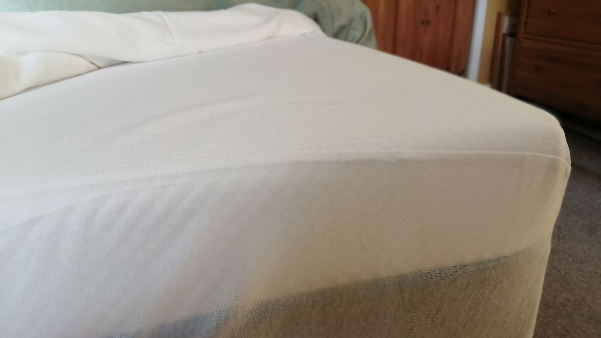 temperature balancing mattress protector