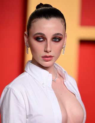 Emma Chamberlain at the Vanity Fair Oscars After Party