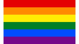 Rainbow pride flag