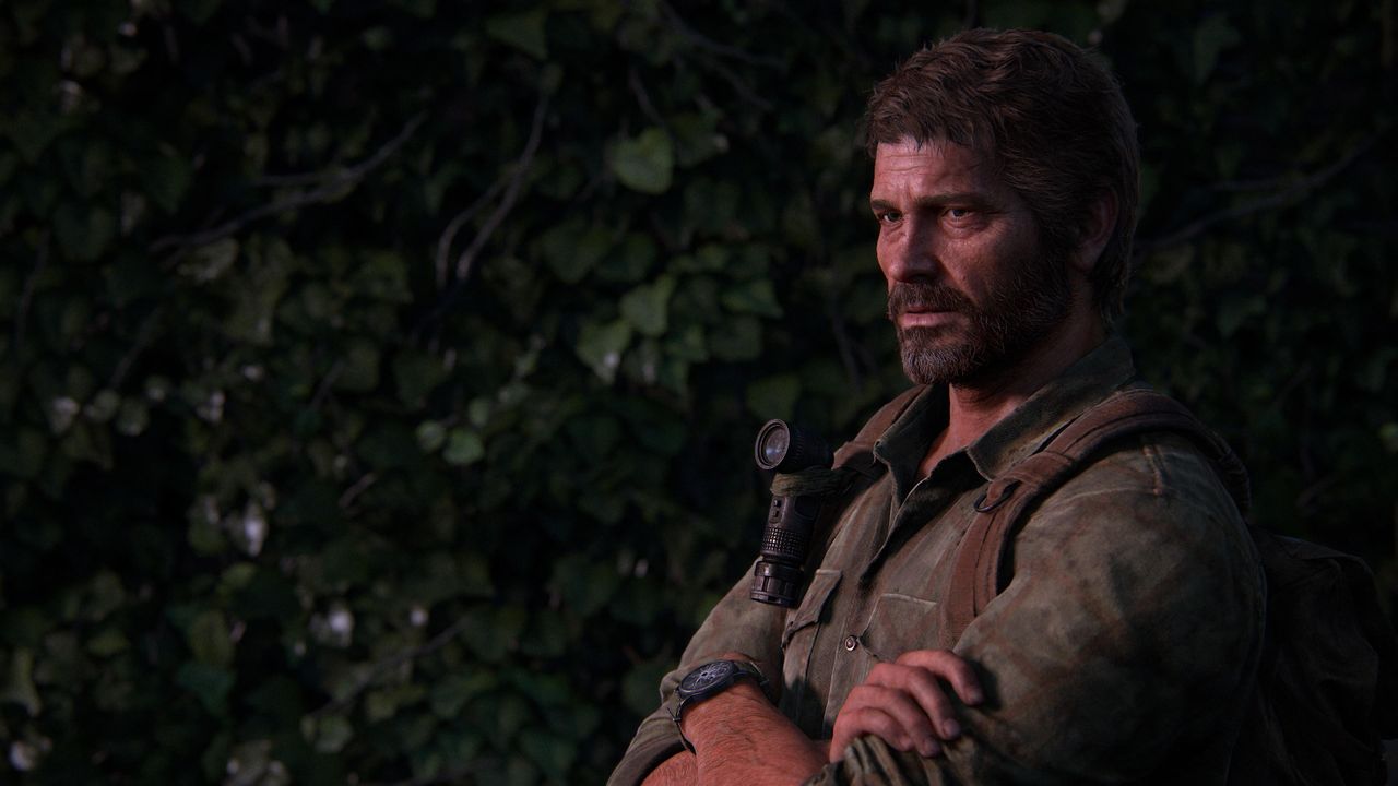 The Last of Us Part 1 Joel with his arms crossed
