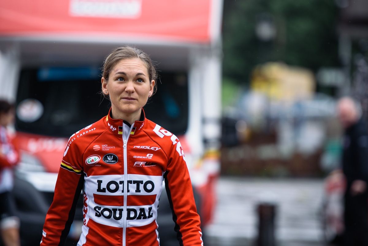 Looks like rain - Claudia Lichtenberg - Emakumeen Bira 2016 Stage 3 - A 105 km road stage starting and finishing in Berriatua, Spain on 16th April 2016.