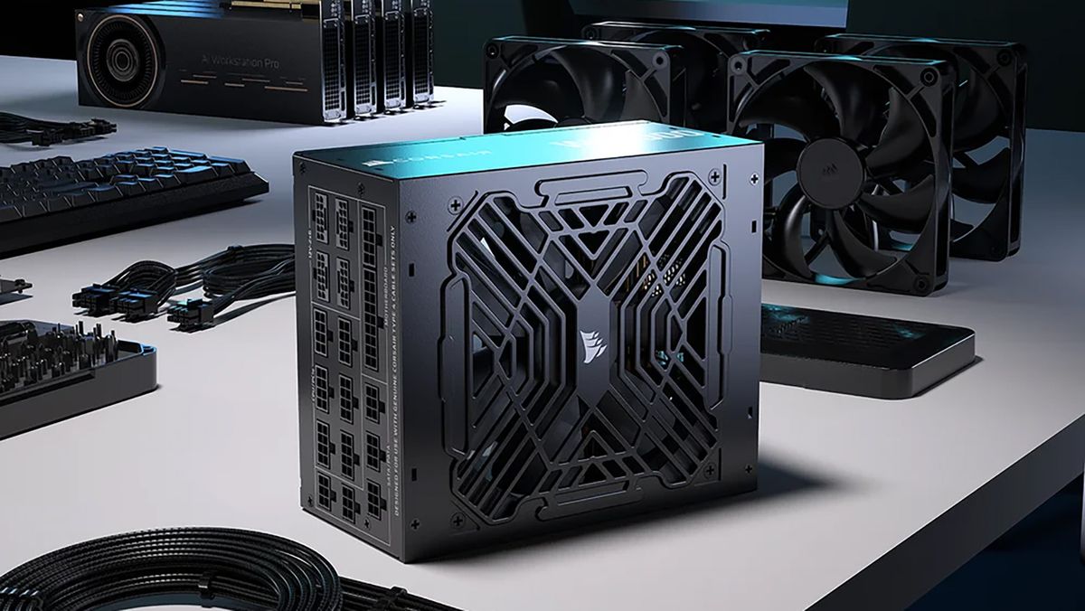 Corsair launches gargantuan 3,000W power supply for $599.99 — comes with four native 12V‑2x6 600W GPU cables
