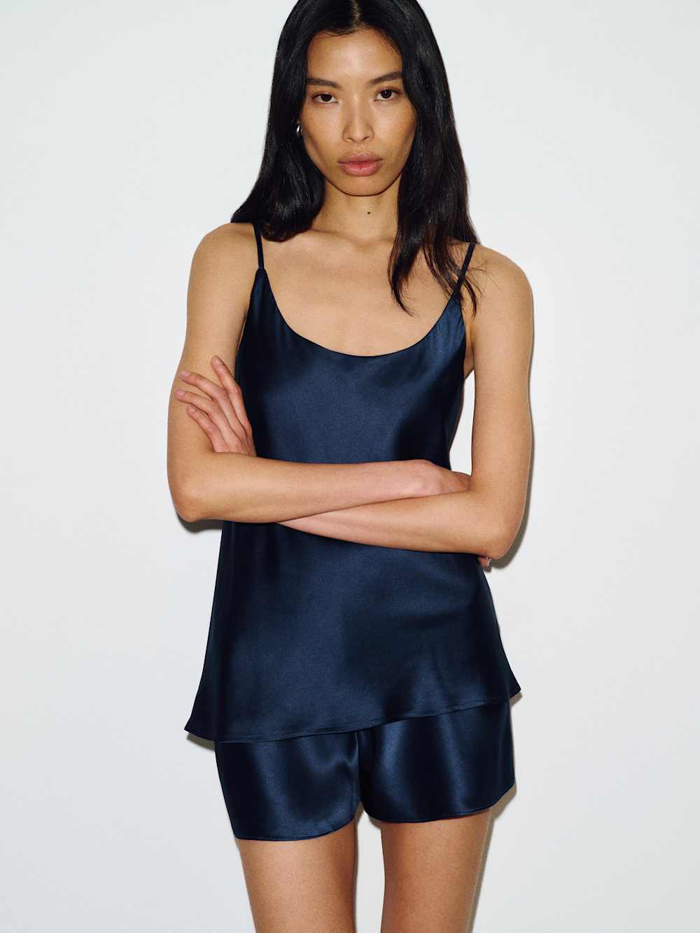 Lila Silk Top