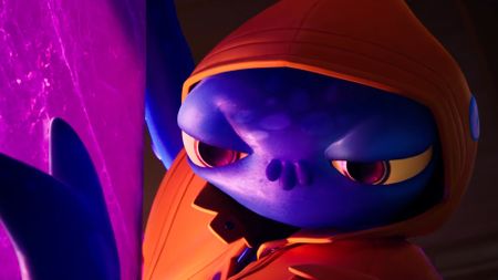 Fortnite Chapter 7 Season 2 squid character wincing