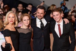 Maddy Hill, Kellie Bright, Danny Dyer and Sam Strike at an awards ceremony
