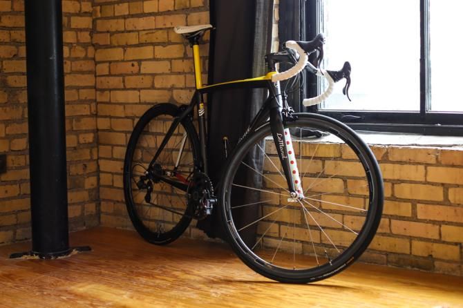 The new, limited edition Lemond TdF86 has graphics paying homage to his 1986 Tour de France victory
