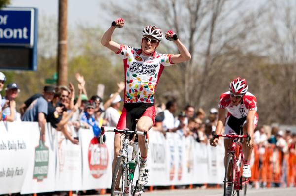 Will Routley (Jelly Belly P/B Kenda) held off Ben Jacques-Maynes (Bissell Pro Cycling) to win the day's stage.