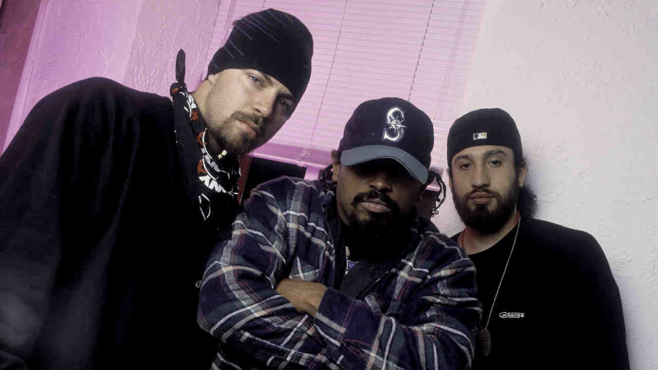 Cypress Hill posing for a photograph in 1993