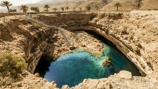 Bimmah Sinkhole in Oman