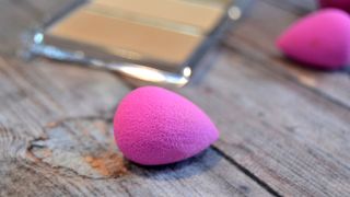 pink makeup sponge