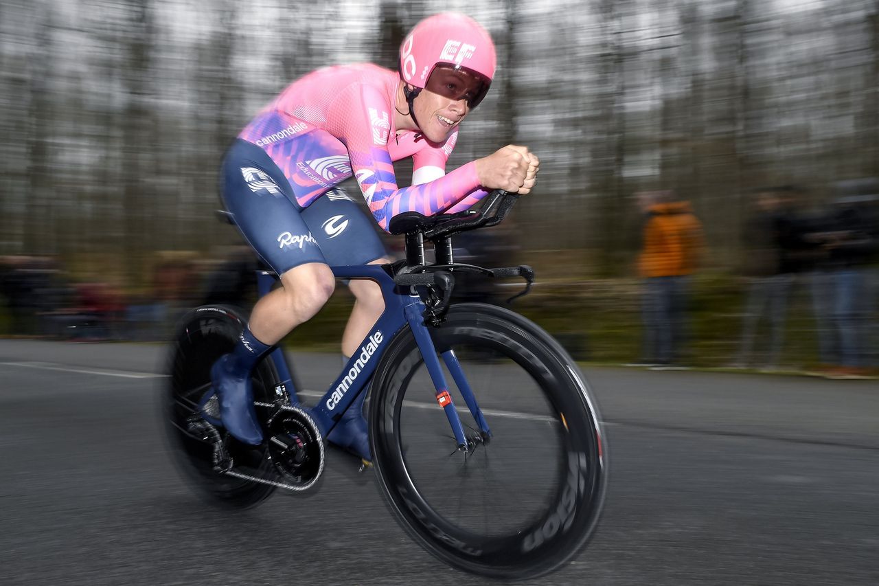 Paris Nice 2020 - 78th Edition - 4th stage Saint Amand Montrond - Saint Amand Montrond 15,1 km - 11/03/2020 - Lawson Craddock (USA - EF Pro Cycling) - photo Nico Vereecken/PN/BettiniPhoto&Acirc;&copy;2020