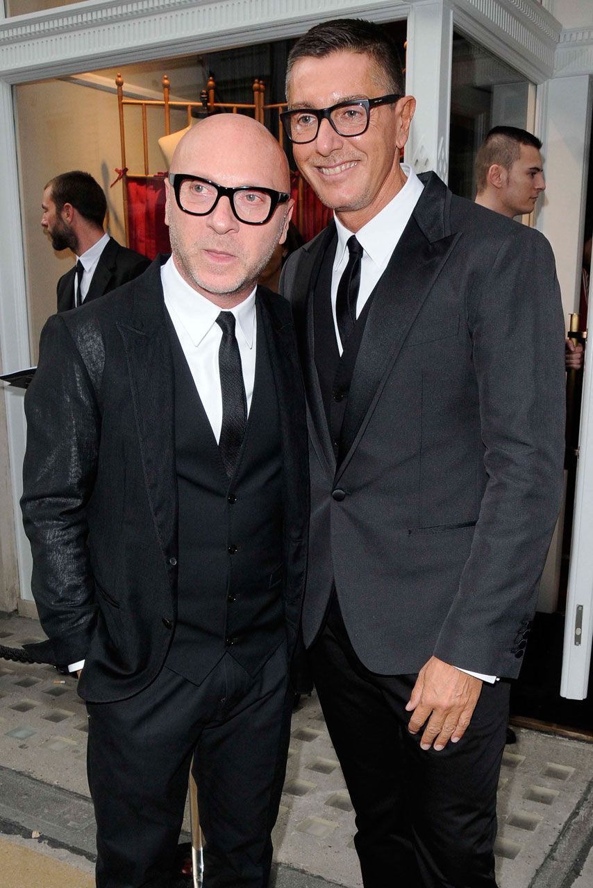 Dolce &amp; Gabbana at the opening of the New Bond Street store